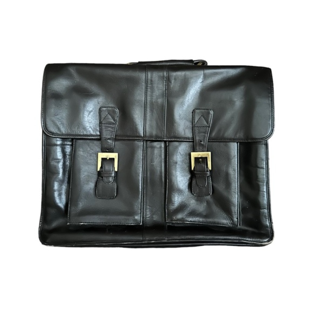 Vintage Wilson Leather Briefcase Shoulder Messenger Bag
